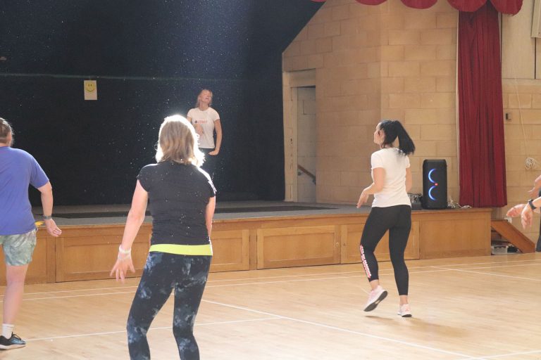 Zumba in the Main Hall