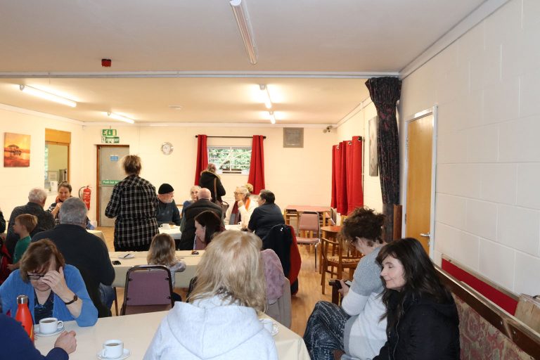 Warm Wednesday Welcome in the small hall