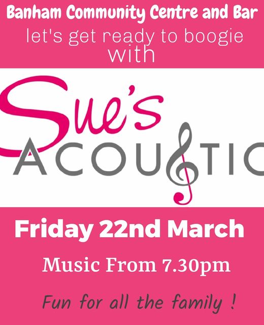 Sue's Acoustic in the bar